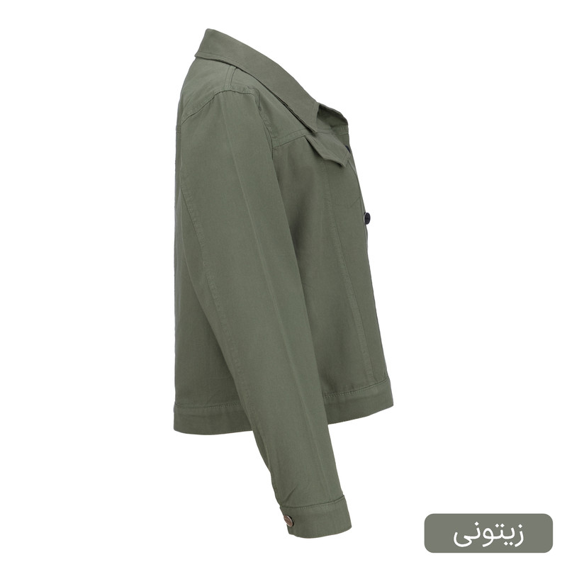 کراپ کت زنانه مدل آدوین کد 2435