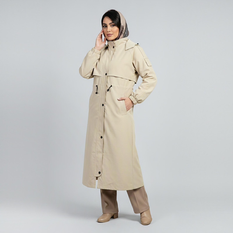 بارانی زنانه  مدل شعله کد 233408