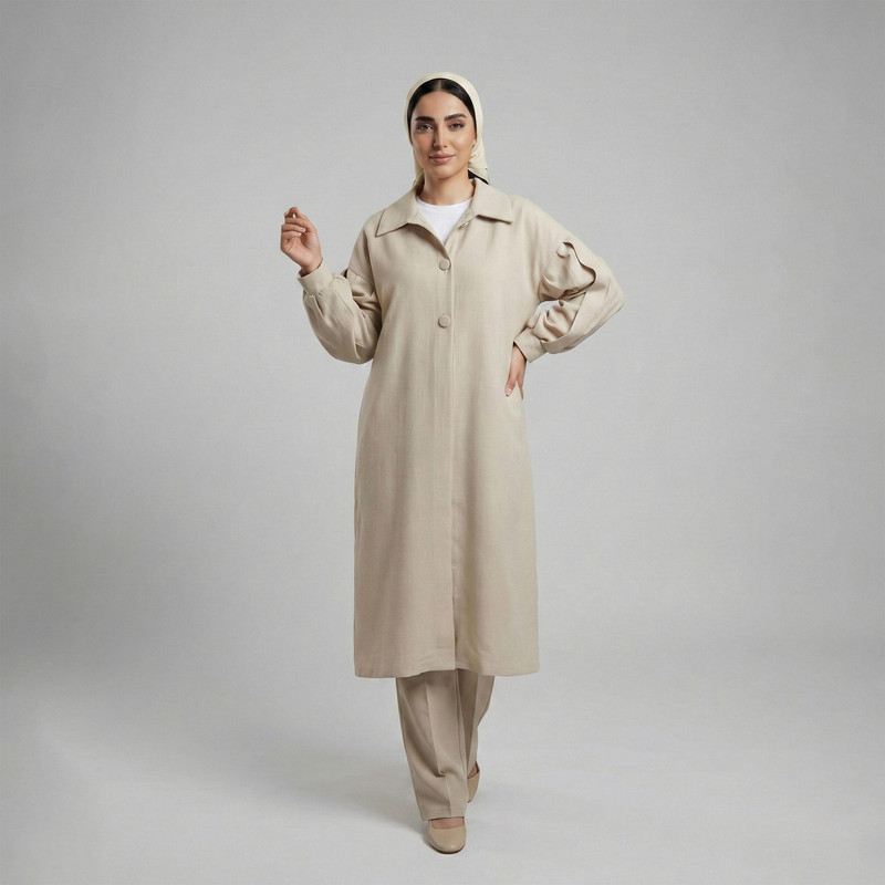 مانتو زنانه مدل ماهرخ کد 171501