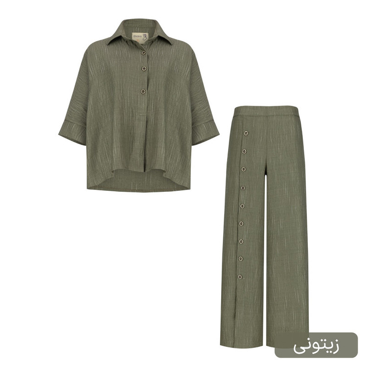 شومیز و شلوار زنانه مدل نیلیا کد 2667