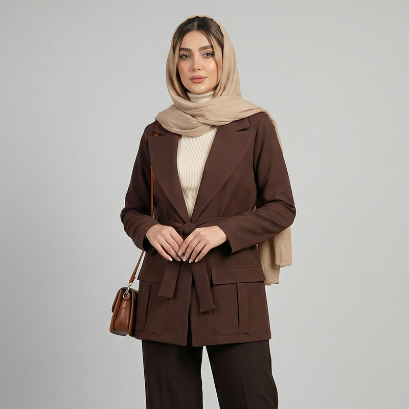 مانتو کتی زنانه مدل فرهام کد 2439
