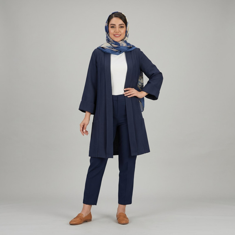 مانتو زنانه مدل هنگامه کد 179404