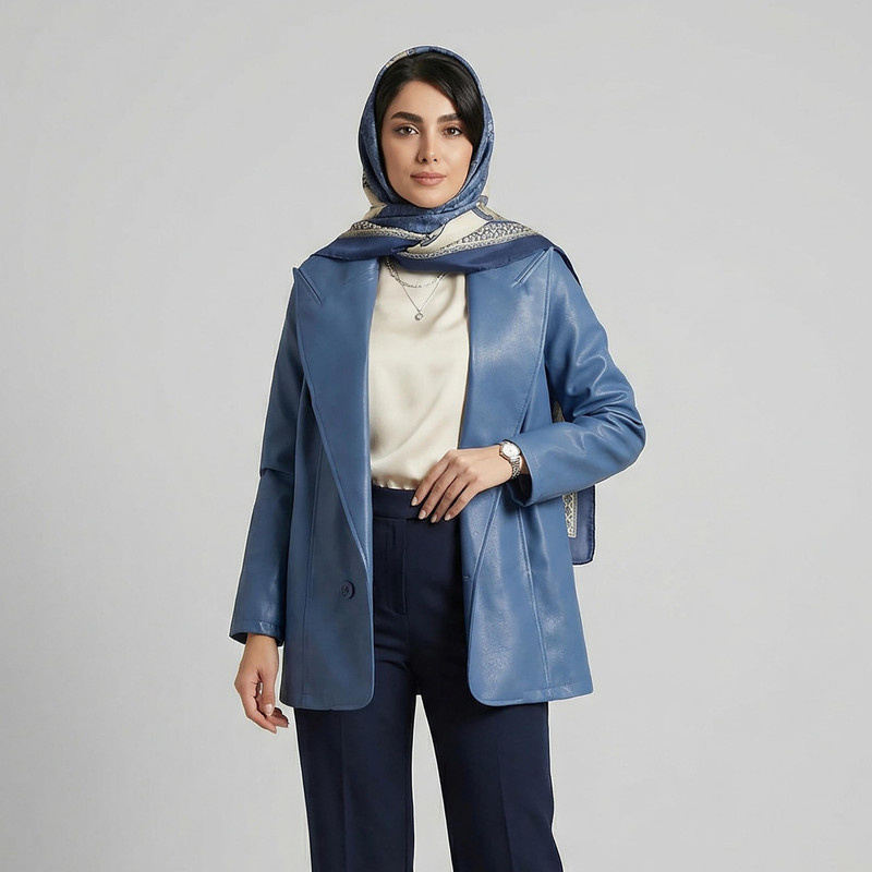 کت چرم زنانه  مدل ژامک کد 196901