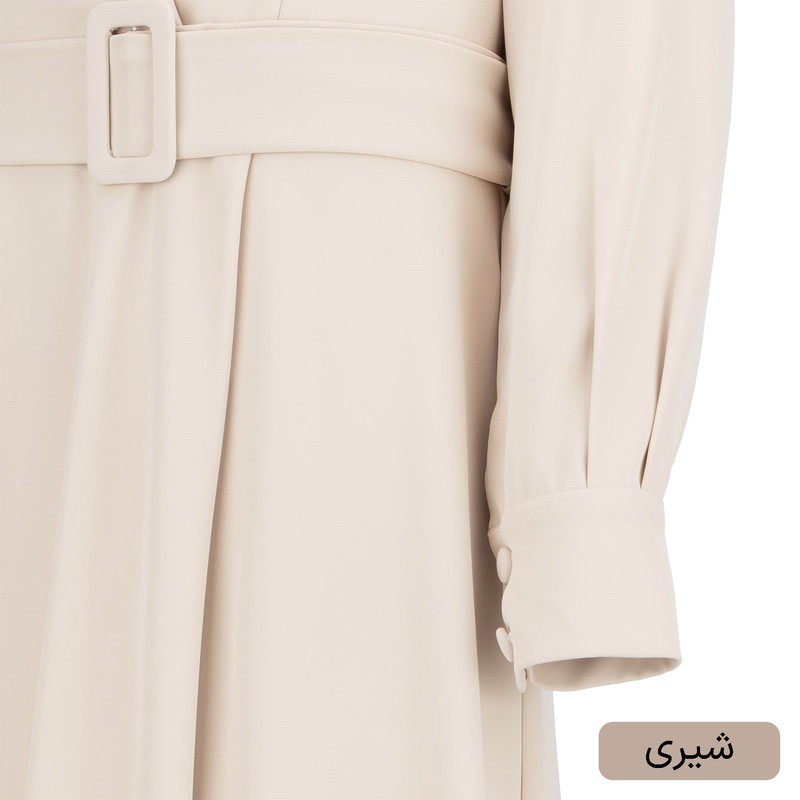 مانتو زیر زانو زنانه مدل ماردین کد 2483