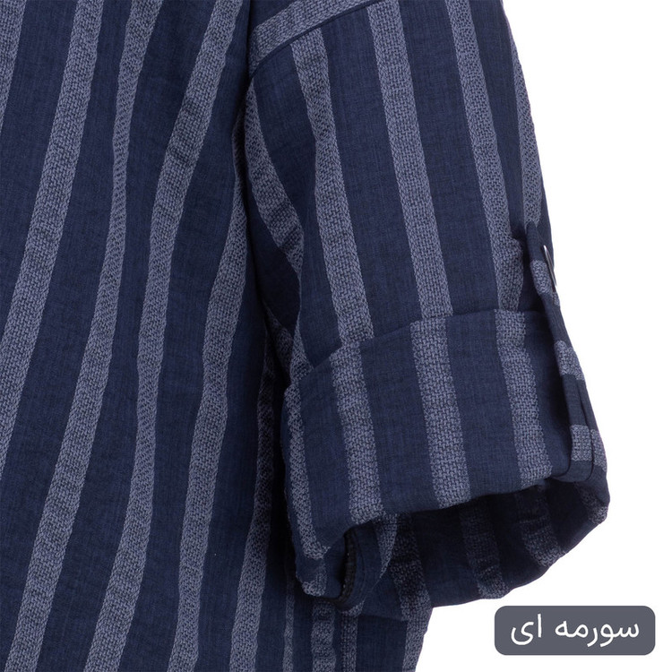 بلوز آستین بلند یقه برگردان زنانه مدل شهینا کد 2478