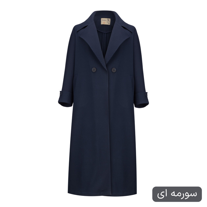 مانتو روی زانو زنانه مدل وارش کد 2596