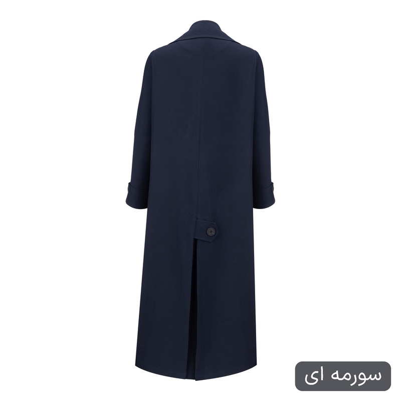 مانتو روی زانو زنانه مدل وارش کد 2596
