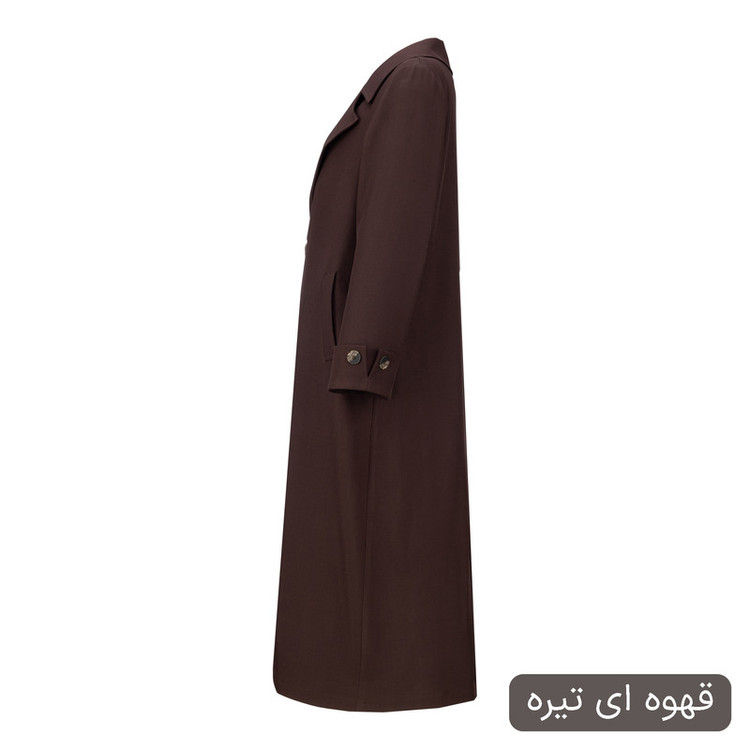 مانتو روی زانو زنانه مدل وارش کد 2596
