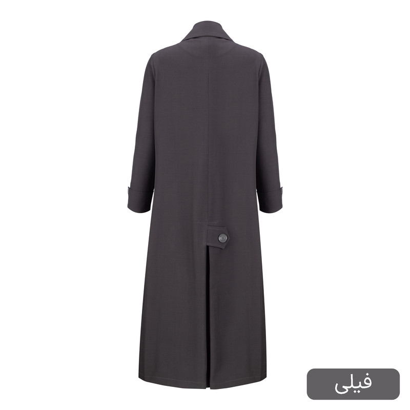 مانتو روی زانو زنانه مدل وارش کد 2596
