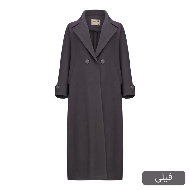 مانتو روی زانو زنانه مدل وارش کد 2596