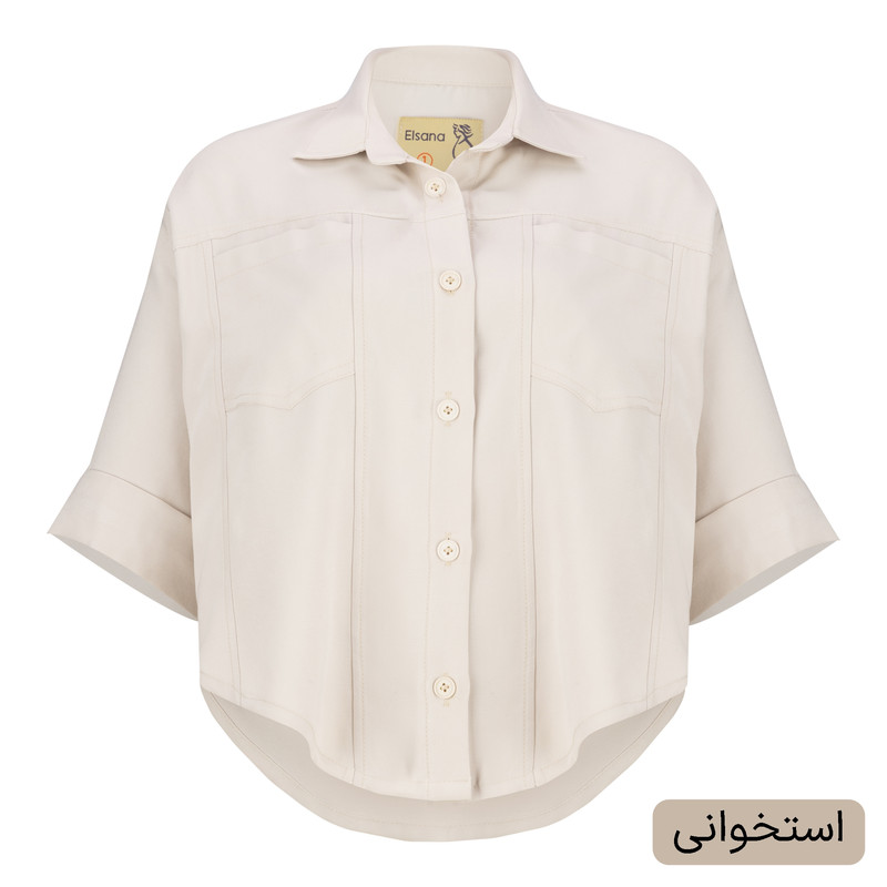 شومیز آستین بلند یقه برگردان زنانه مدل لیلیا کد 2567