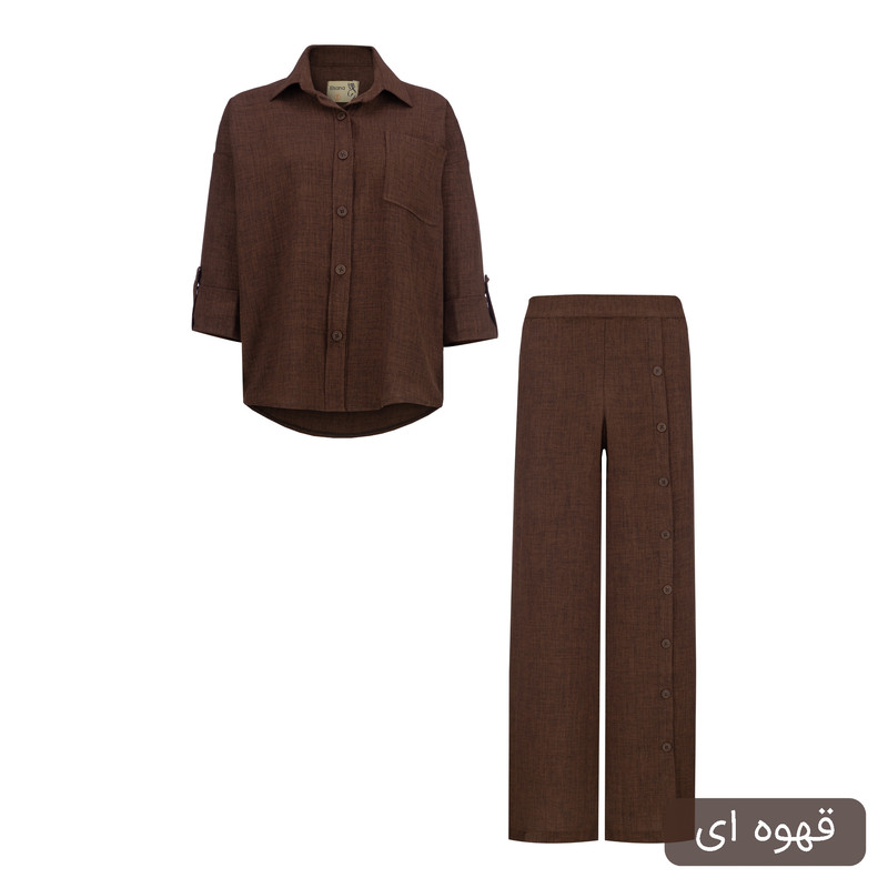 ست تونیک و شلوار رسمی زنانه مدل هیروان کد 2498