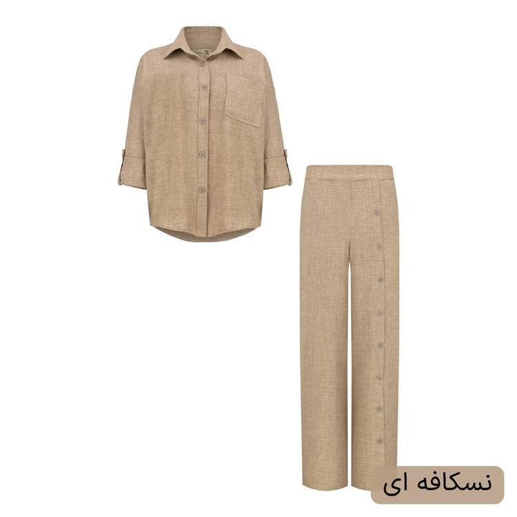 ست تونیک و شلوار رسمی زنانه مدل هیروان کد 2498