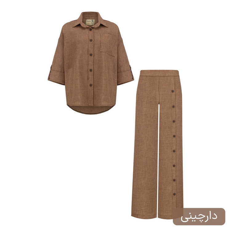 ست تونیک و شلوار رسمی زنانه مدل هیروان کد 2498