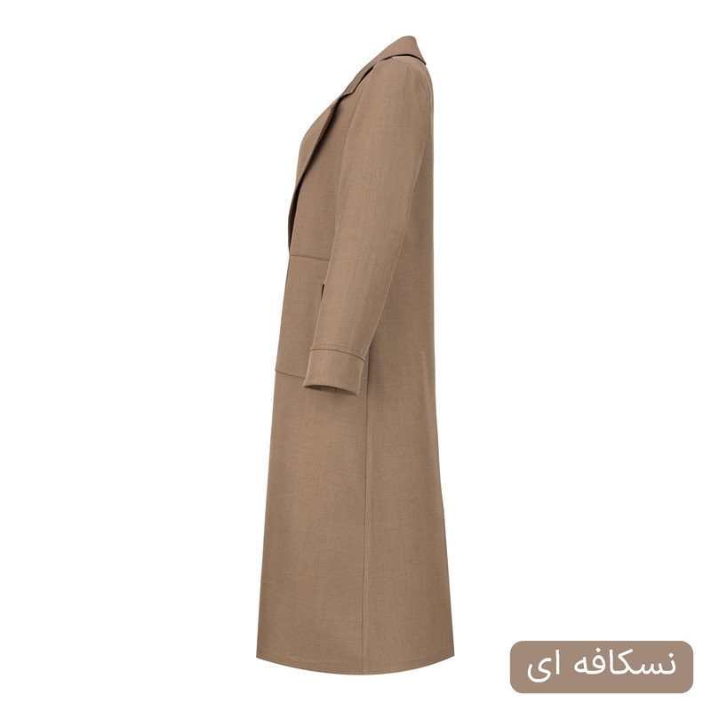 مانتو زیر زانو زنانه مدل ناروین کد 2611