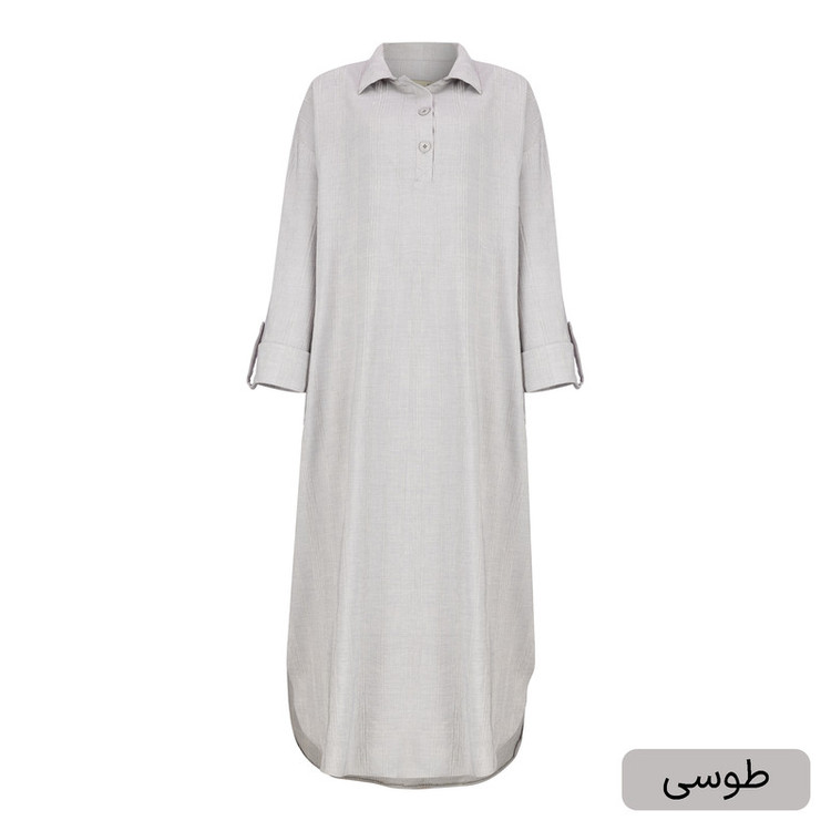 مانتو زیر زانو زنانه مدل مادلی کد 2610