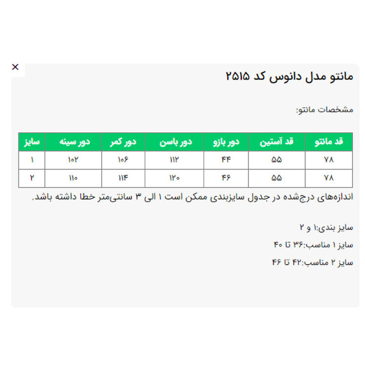 مانتو کتی زنانه مدل دانوس کد 2515