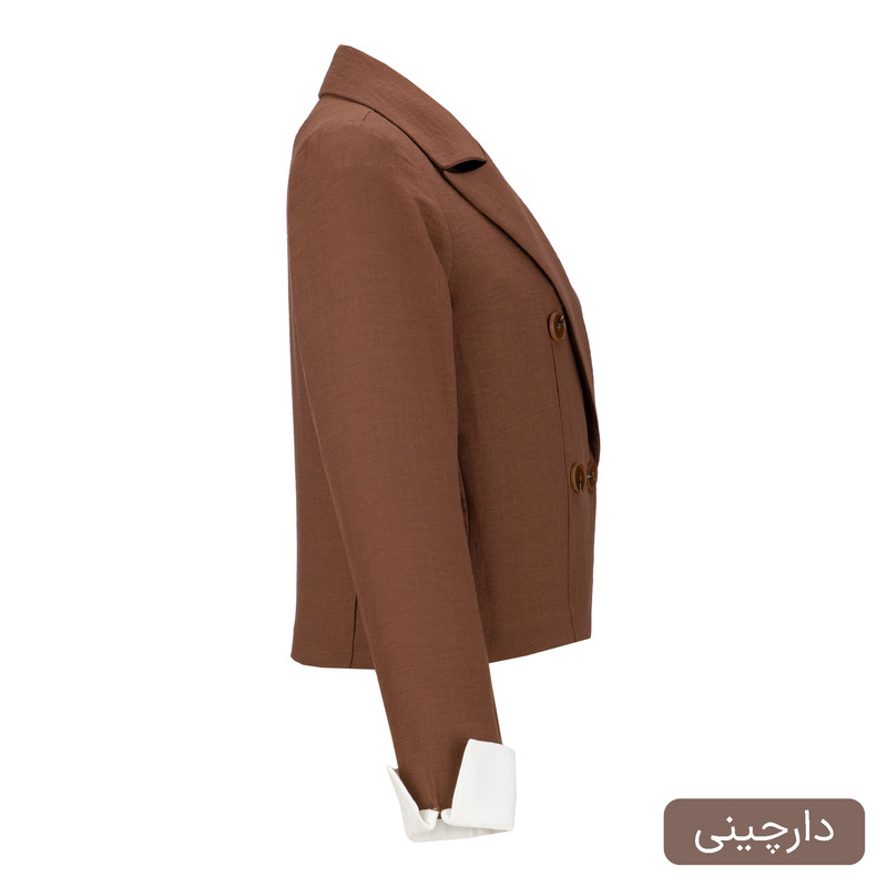 کراپ کت رسمی زنانه مدل سلینا کد 2598