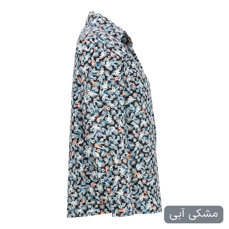 شومیز آستین بلند یقه برگردان زنانه مدل لعیا کد 2420