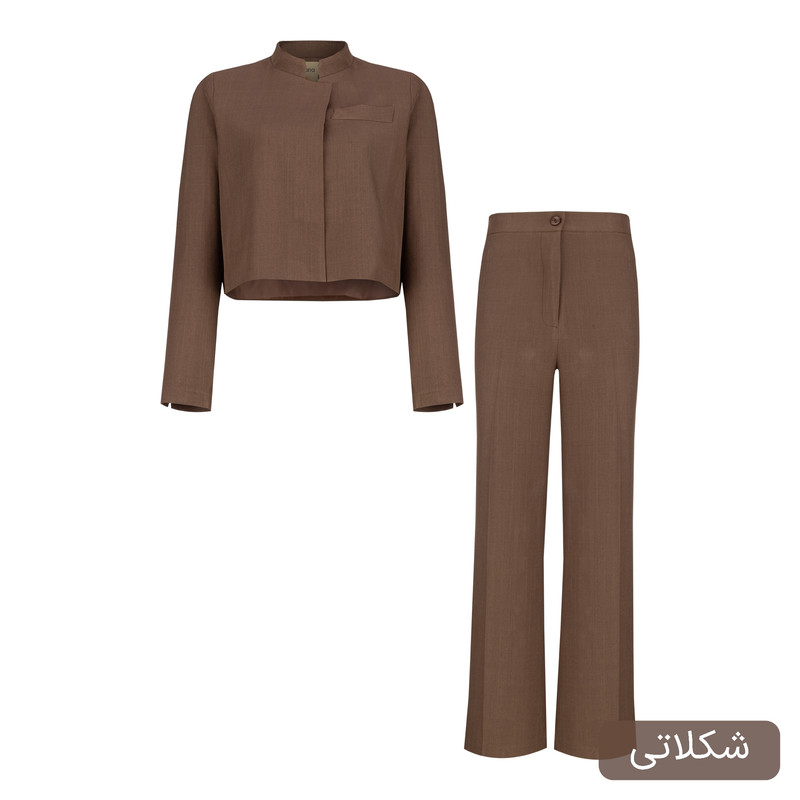 کراپ و شلوار زنانه مدل هلوین کد 2631