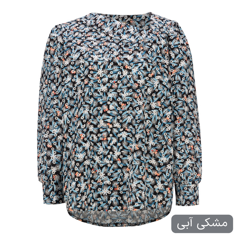 بلوز آستین بلند یقه شل زنانه مدل نیکداد کد 2459
