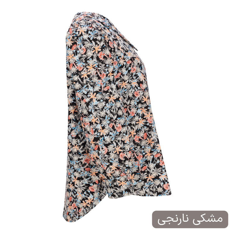 بلوز آستین بلند یقه شل زنانه مدل نیکداد کد 2459