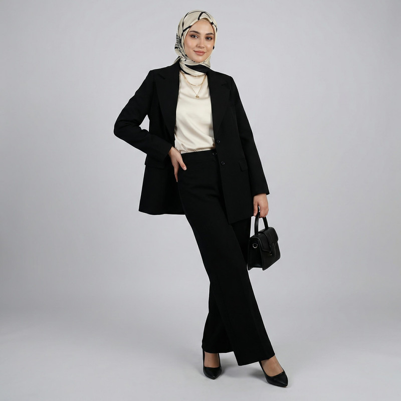 مانتو و شلوار زنانه مدل جواهر کد 196504