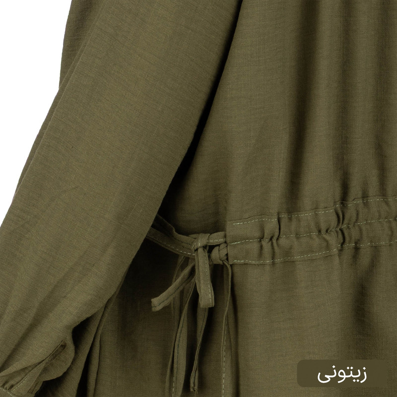 مانتو روی باسن زنانه مدل آینور کد 2574