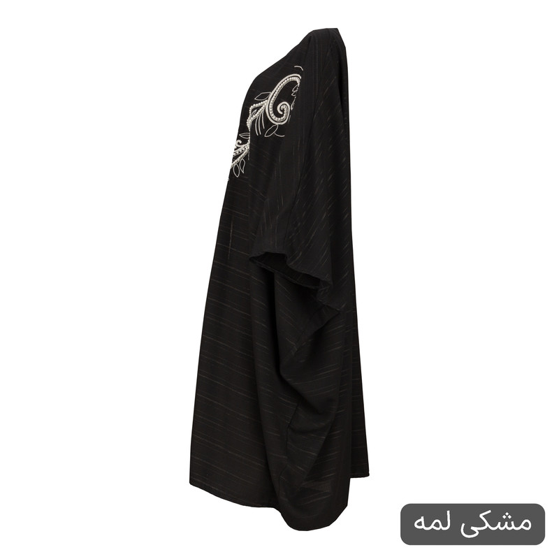 مانتو عبایی زیر زانو زنانه مدل آریاس کد 2545