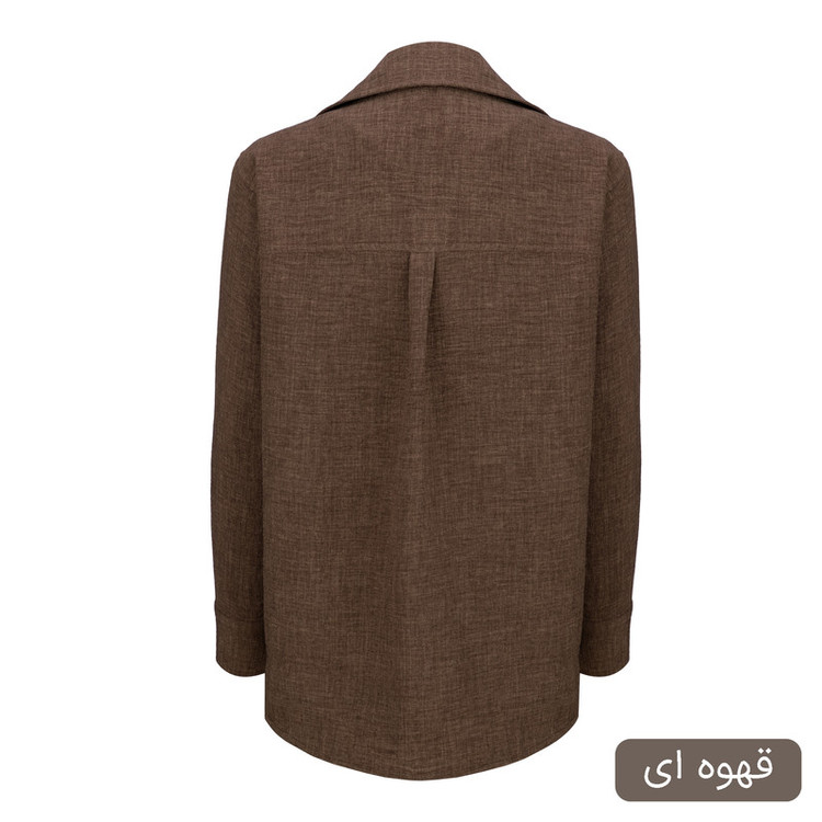مانتو شومیزی زیر باسن زنانه مدل تاینور کد 2486