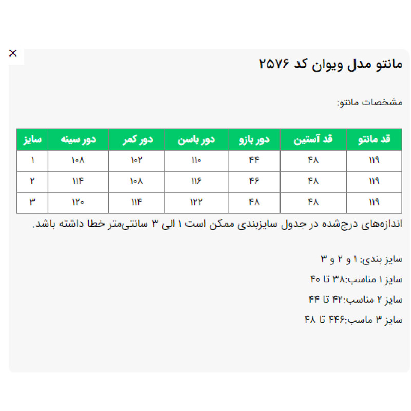 مانتو روی زانو زنانه مدل ویوان کد 2576