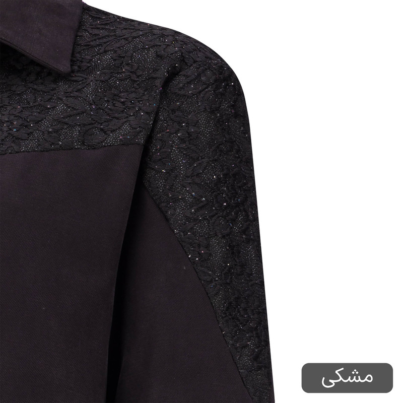 شومیز آستین بلند یقه برگردان زنانه مدل داریس کد 2546