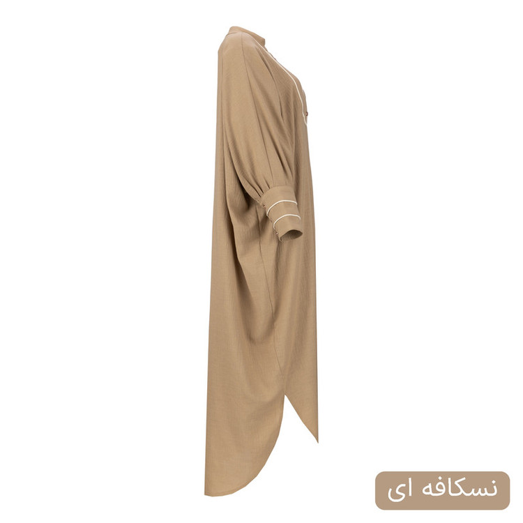 مانتو زیر زانو زنانه مدل لونا کد 2597