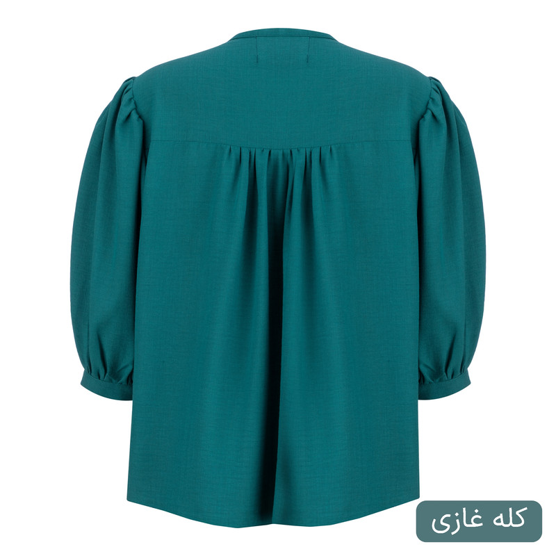 بلوز آستین بلند یقه گرد زنانه مدل آوش کد 2621