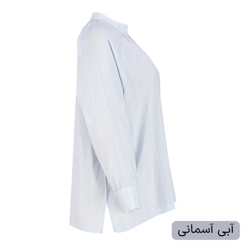 بلوز آستین بلند یقه ایستاده زنانه مدل سایان کد 2607