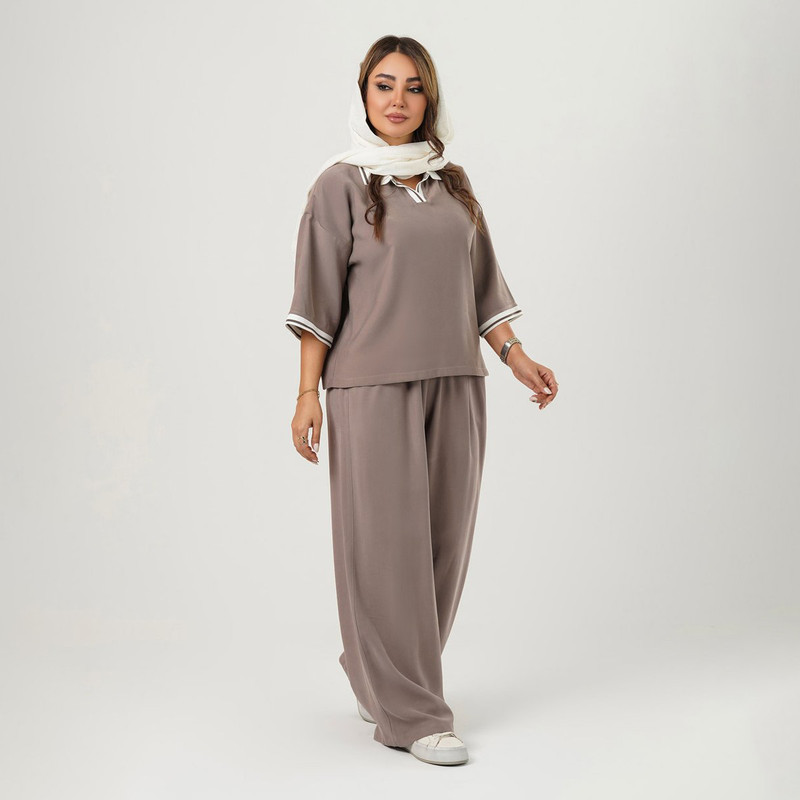 ست پولوشرت و شلوار زنانه مدل استلا کد 2758