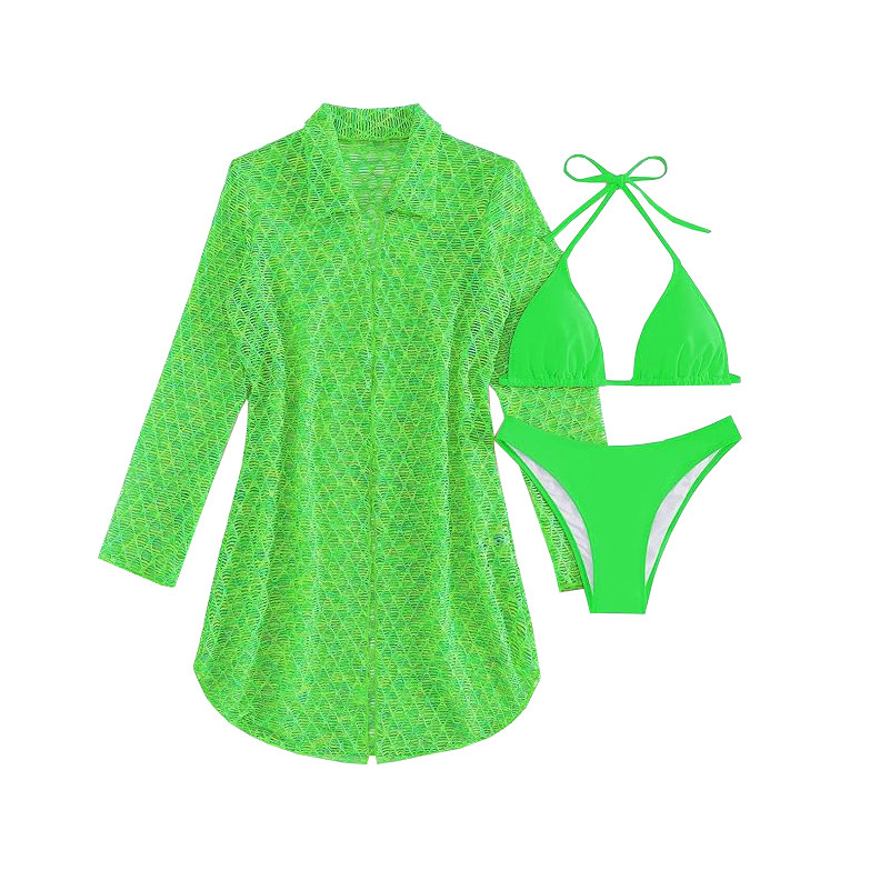 مایو زنانه شین مدل ZT24 رنگ سبز