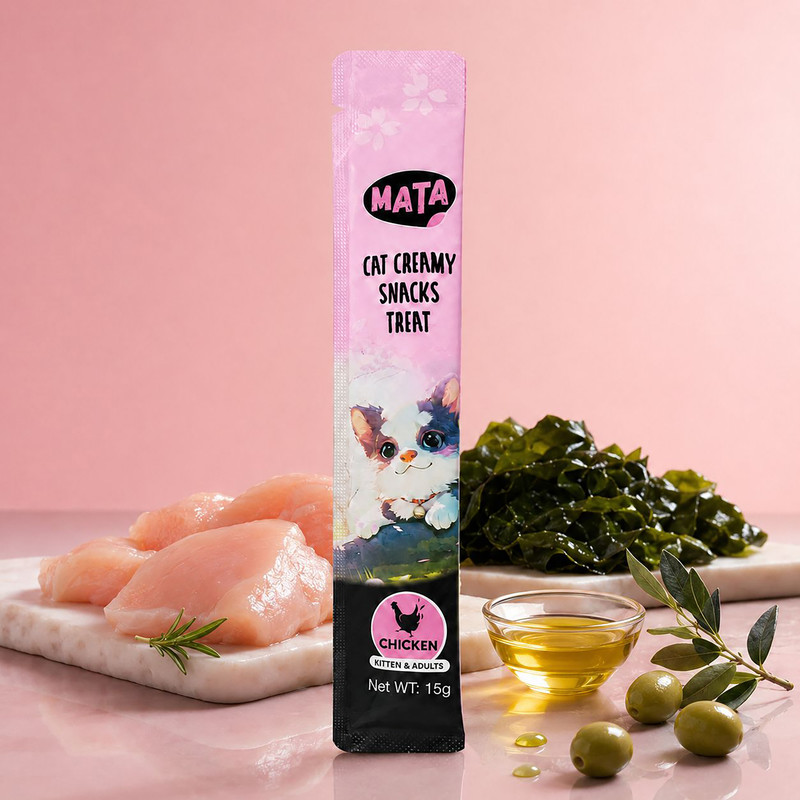 بستنی گربه ماتا مدل Chicken وزن 15 گرم