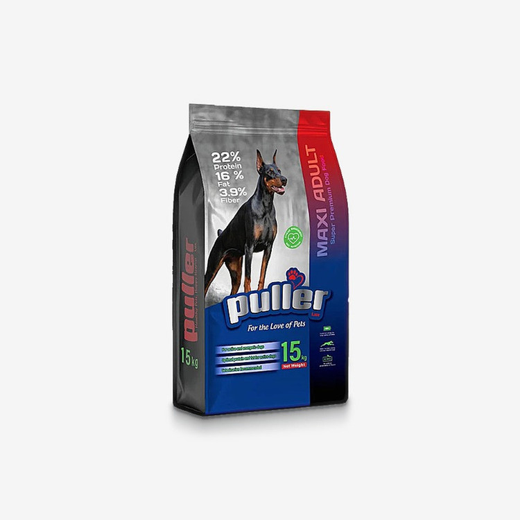 غذای خشک سگ نژاد بزرگ پولر مدل Maxi Adult Super Premium طعم مرغ وزن 15 کیلوگرم