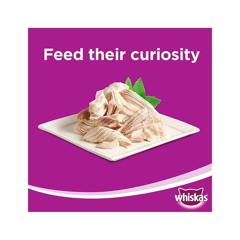 پوچ گربه ویسکاس مدل Purrfectly Chicken Entree با طعم مرغ وزن 85 گرم