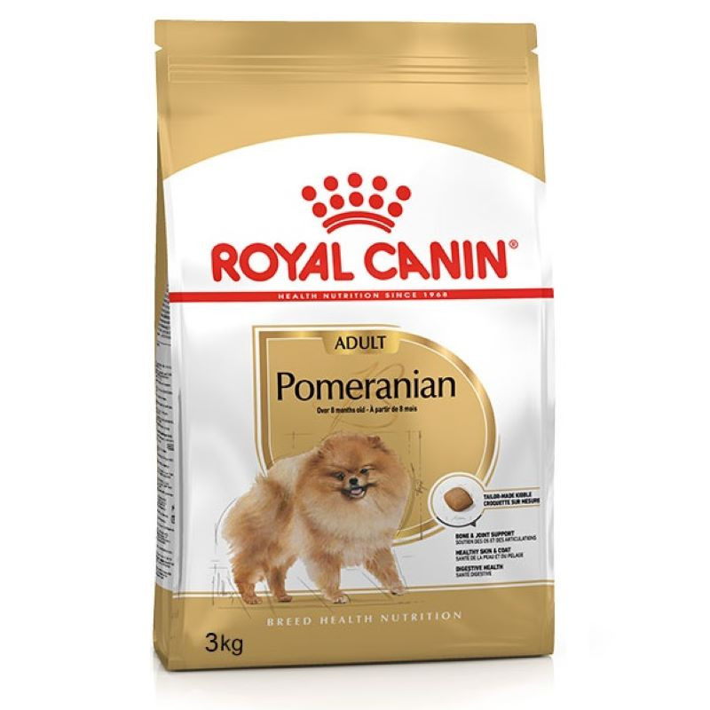 غذا خشک سگ رویال کنین مدل pomeranian وزن 3 کیلوگرم