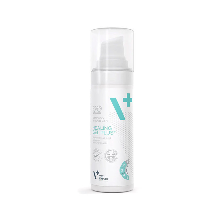 ژل سگ و گربه وت اکسپرت مدل Healing Gel Plus مناسب ترمیمکننده زخم وزن 30 میلیلیتر
