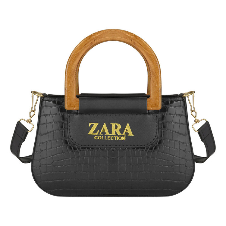 کیف دستی زنانه مدل دسته چوبی