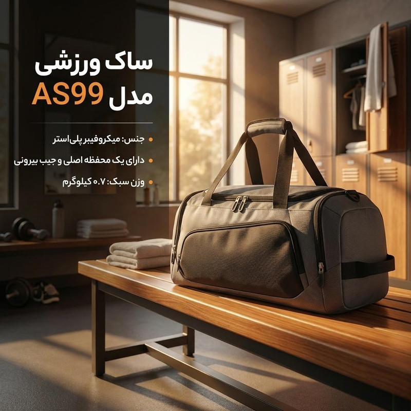 ساک ورزشی مدل AS99
