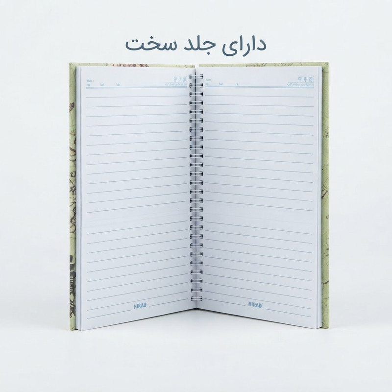 دفتر مشق 100 برگ سیمی هیراد مدل برج ایفل