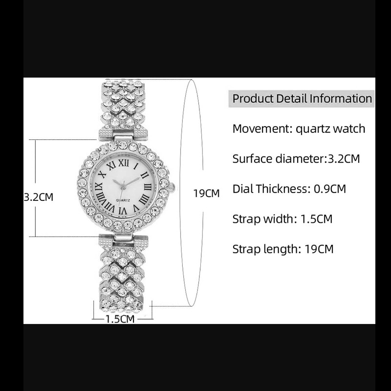 ساعت مچی عقربه ای زنانه مدل پرنسس کد n-diamond