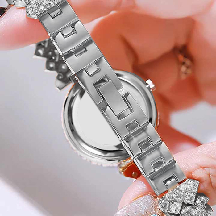 ساعت مچی عقربه ای زنانه مدل پرنسس کد n-diamond