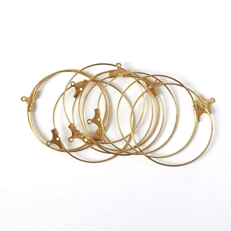 حلقه گوشواره آلما کد sall0410 بسته 10 عددی
