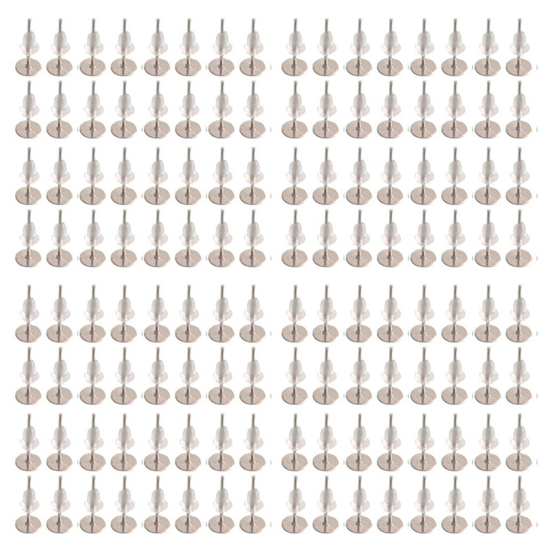 پایه گوشواره مدل میخی کد 220 بسته 100 عددی