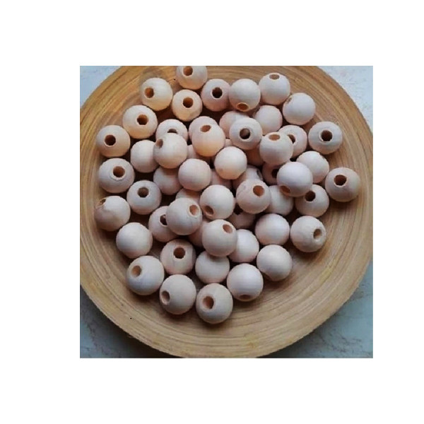 مهره دستبند مدل چوبی دایره ای کد 200 بسته 410 عددی